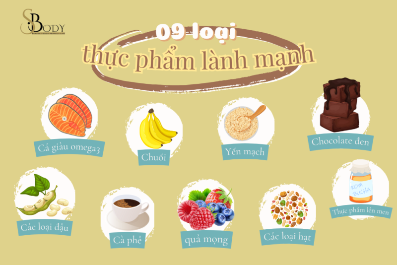 thực phẩm lành mạnh giúp cải thiện tâm trạng