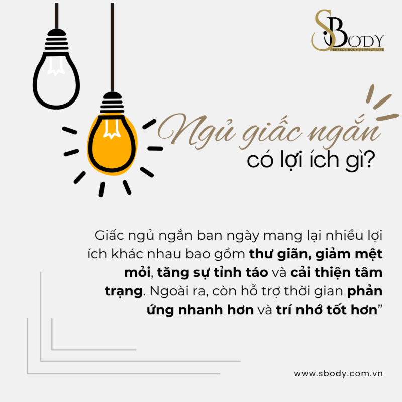 ngủ trưa bao lâu thì tốt? sbody