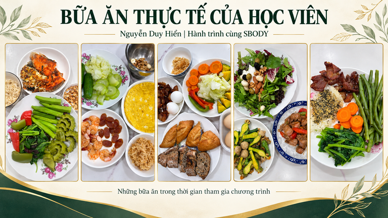 Những bữa ăn cùng SBODY của gia đình anh Hiển
